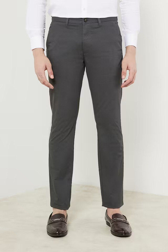 Blend Slim Fit Men's Casual Trousers : Black